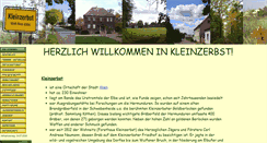 Desktop Screenshot of kleinzerbst.eu